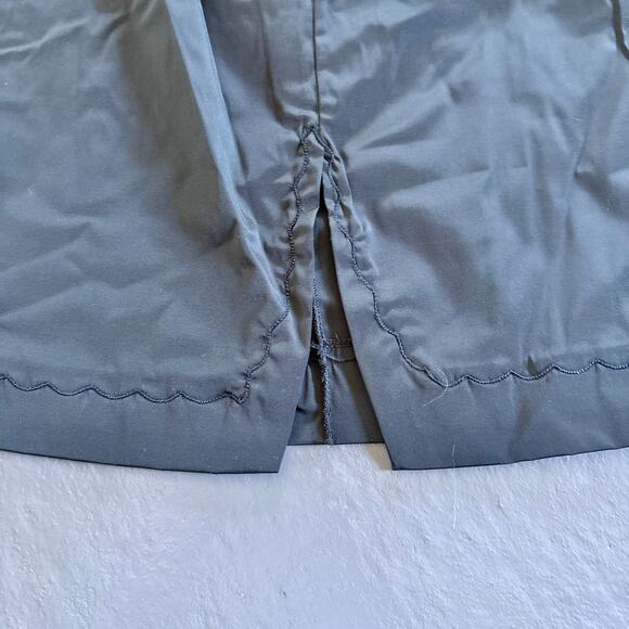 Vintage Val Mode Black Embroidered Half Slip Skirt Medium - Picture 5 of 7